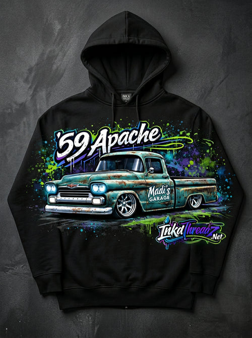 '59 Apache Zip-Up Hoodie mockup