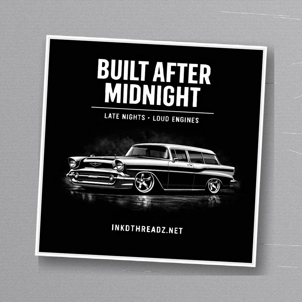 BAM '57 Chevy Wagon sticker applied