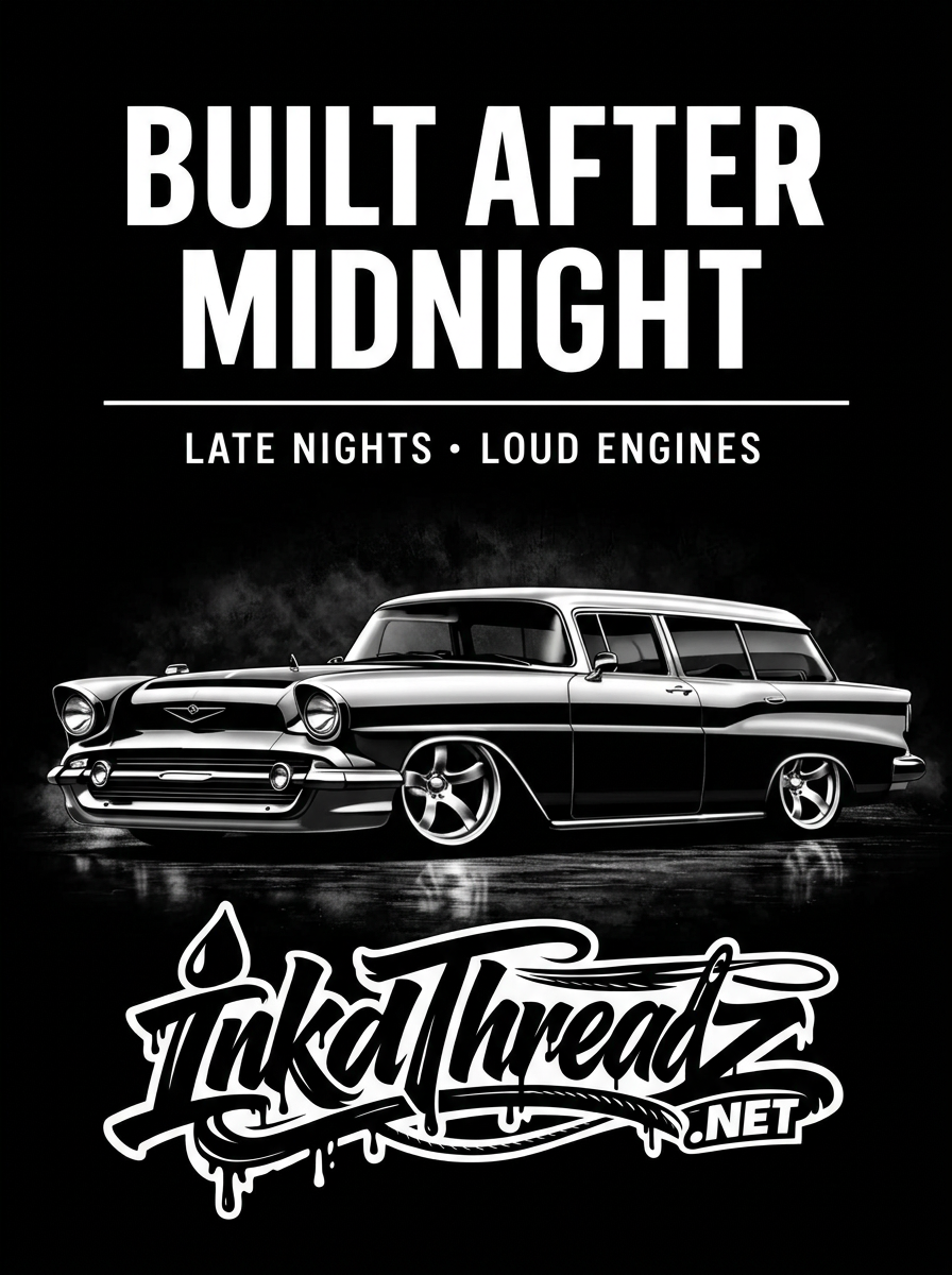 Built After Midnight '57 Chevy Wagon Artwork