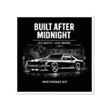 BAM Shelby GT500 die-cut sticker peel