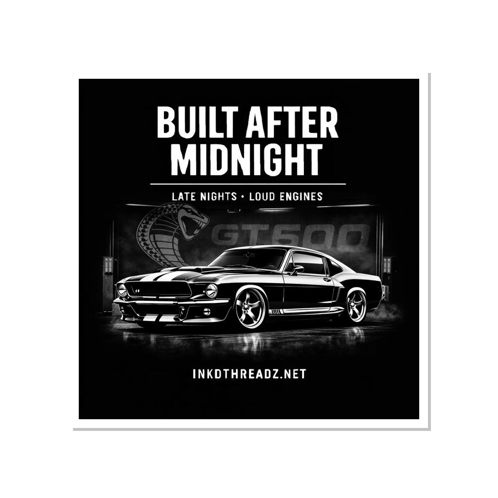 BAM Shelby GT500 die-cut sticker peel