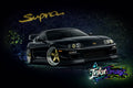 Black Supra Front View