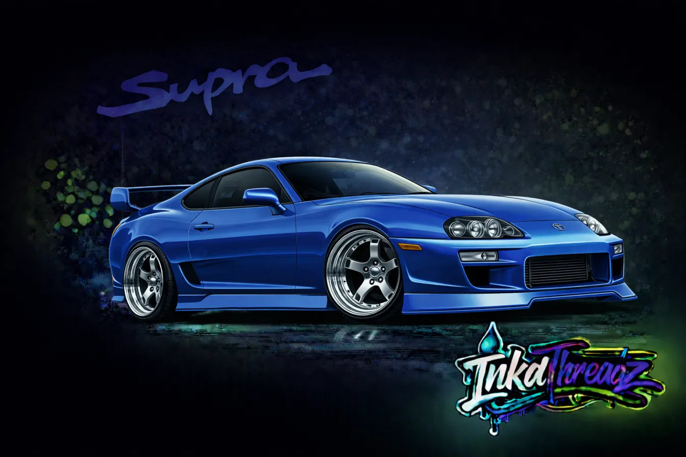 Blue Supra Side