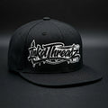 InkdThreadz B&W Logo Black Snapback